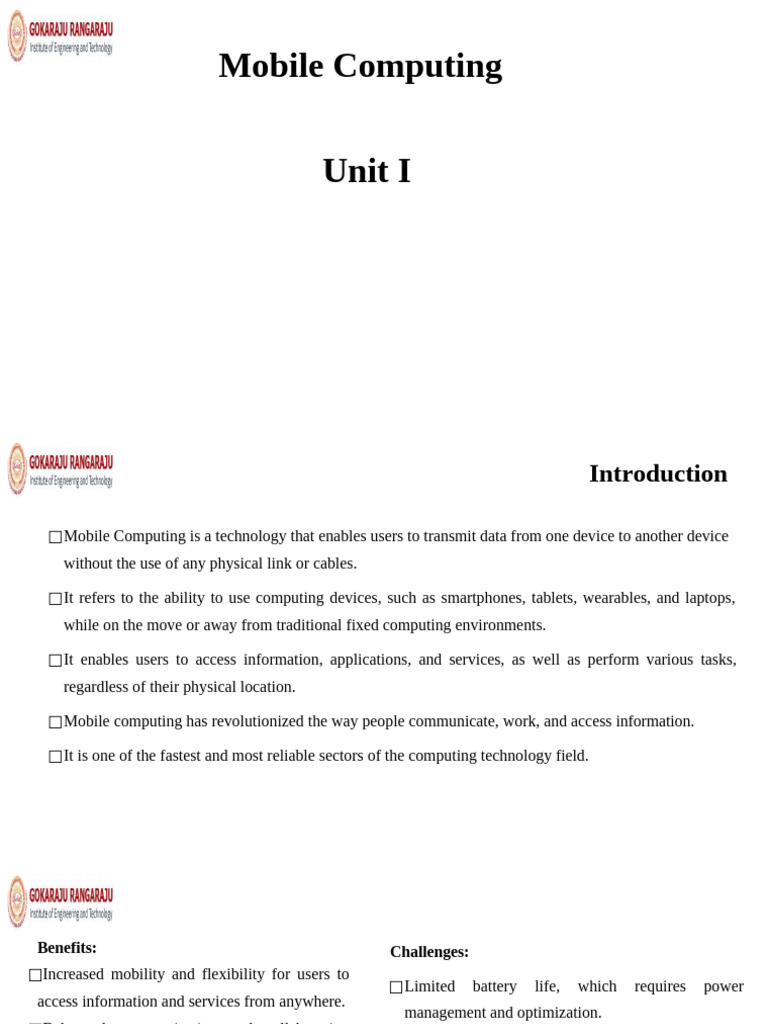 Unit_1 - Copy.pptx (1) | PDF | Cellular Network | Computer Network