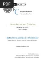 Espectro de emissão do átomo de hidrogénio