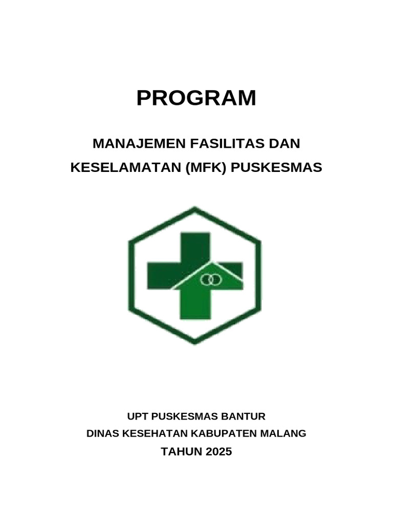 Manajemen Fasilitas dan Keselamatan Puskesmas 2025 | PDF