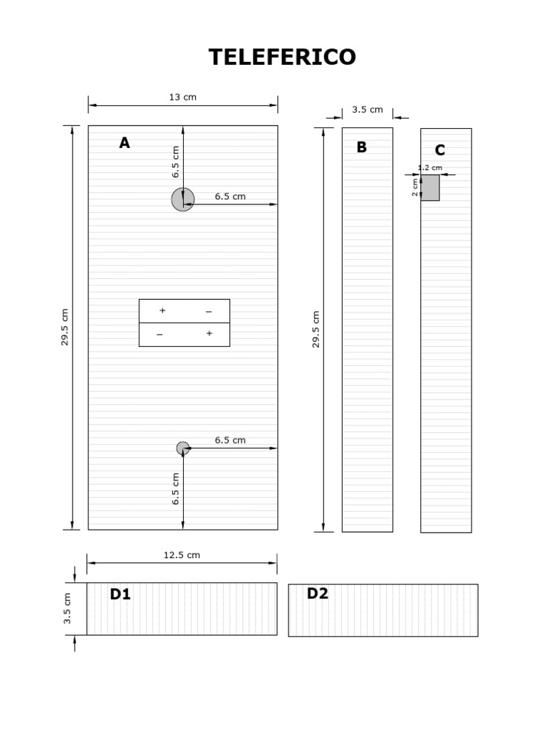 Materiales para construir un teleférico | PDF