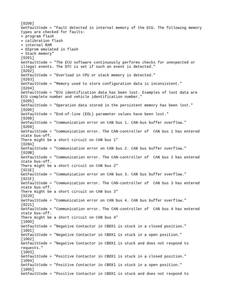 ECU Fault Codes and Diagnostics Guide | PDF | Computer Memory ...