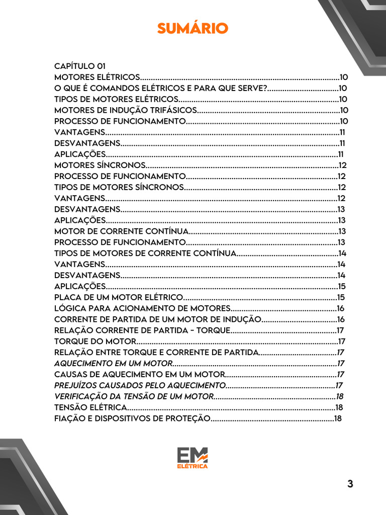 Guia Completo sobre Motores Elétricos | PDF | Relé | Motor elétrico