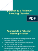 Approach To A Patient of Bleeding Disorder