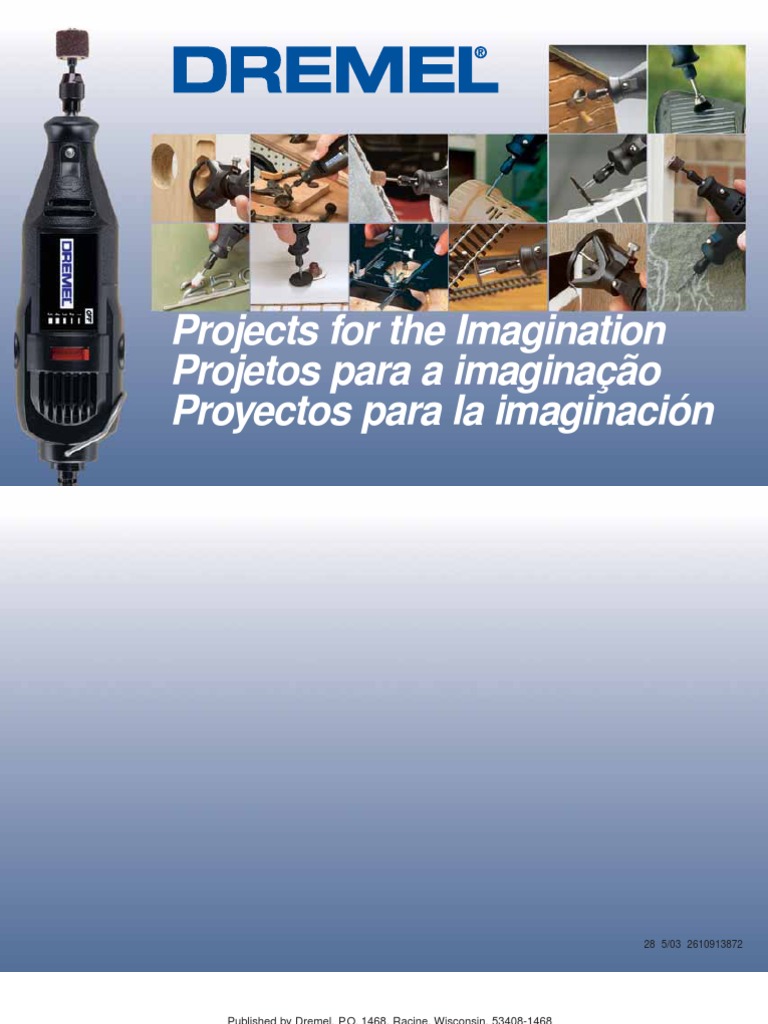 Manual Micro Retífica Dremel | PDF | Abrasivo | Artesanato