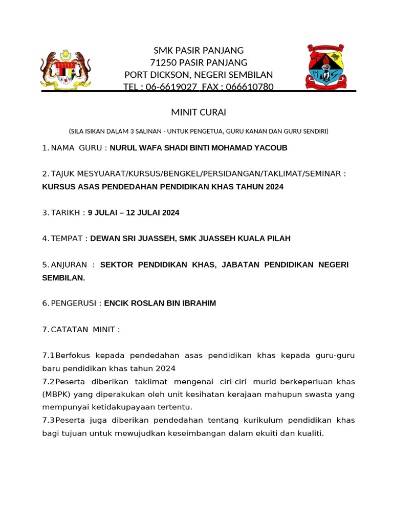 Kursus Asas | PDF