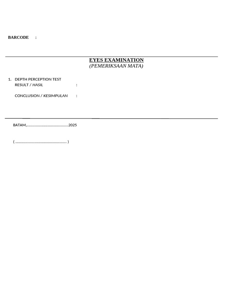 Only Depth Test | PDF