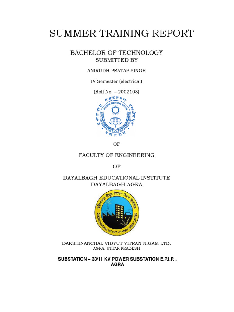 DVVNL Report | PDF | Transformer | Relay