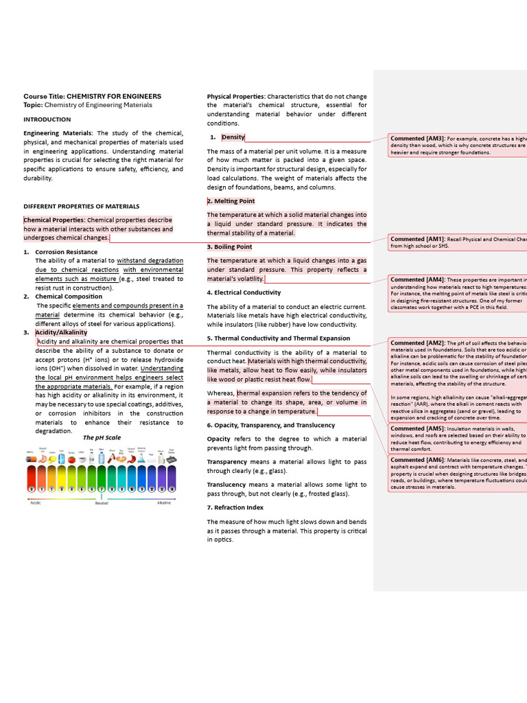 Engineering Materials Chemistry Lecture 2 | PDF | Deformation ...