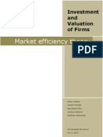 Market Efficiency