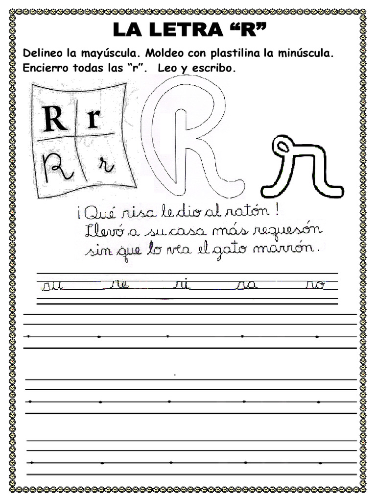 La Consonante - R | PDF