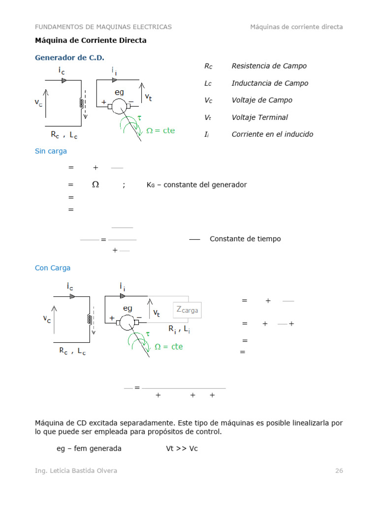 Clase 7 Máquinas de CD | PDF | Generador eléctrico | Bienes manufacturados
