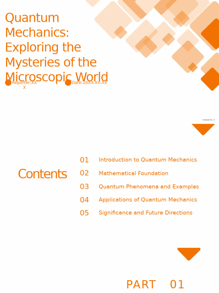 Quantum Mechanics - Exploring The Mysteries of The Microscopic World ...