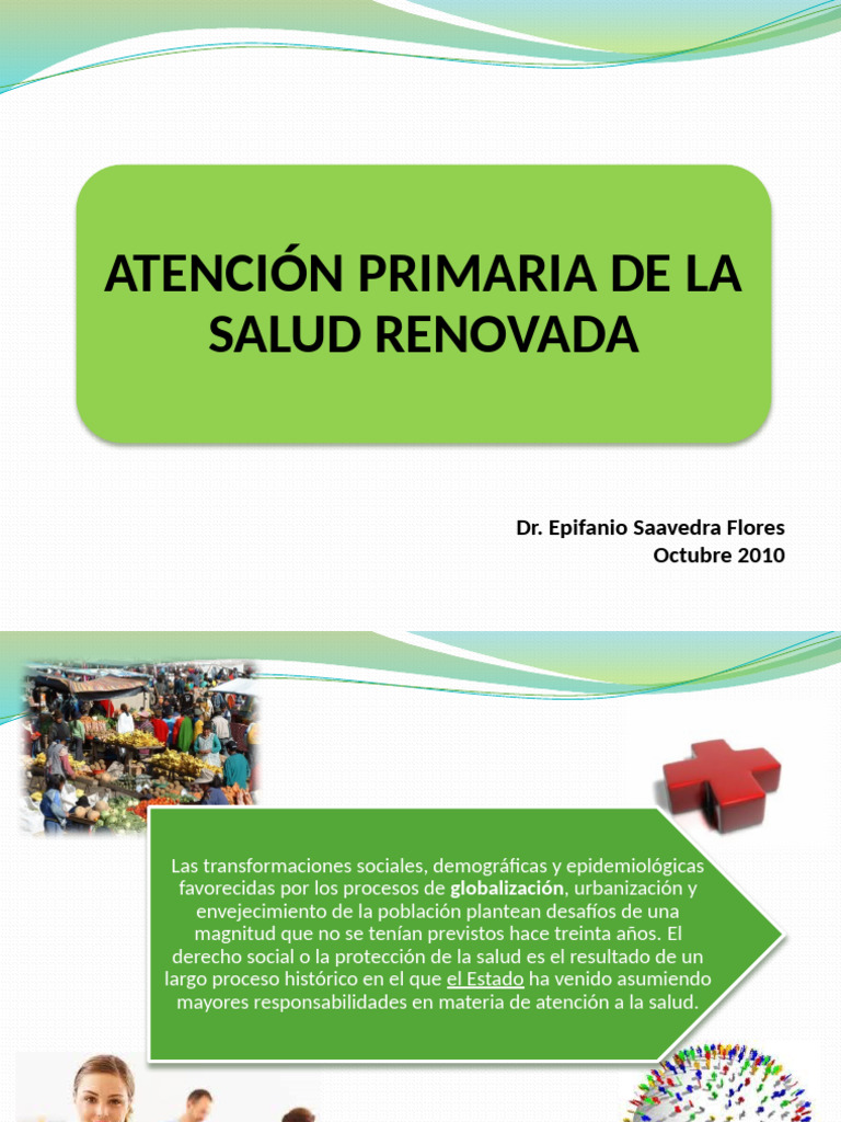 Tema 10. Atencion Primaria Salud Renovada | PDF | Cuidado de la salud ...