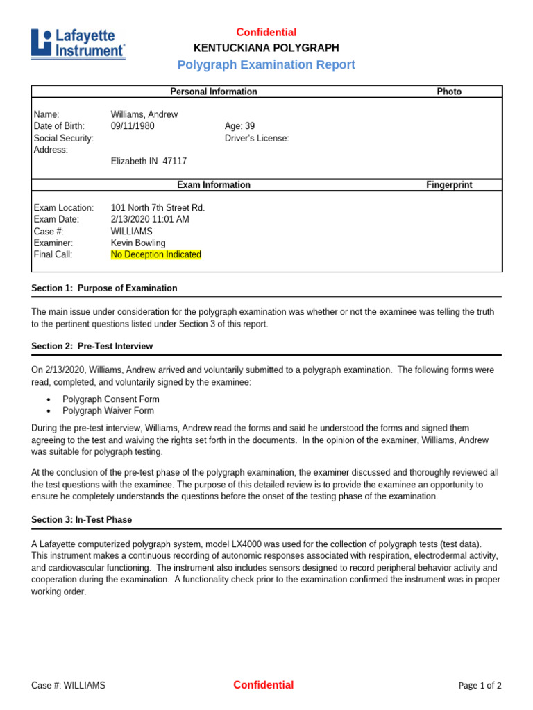 Polygraph | PDF | Polygraph