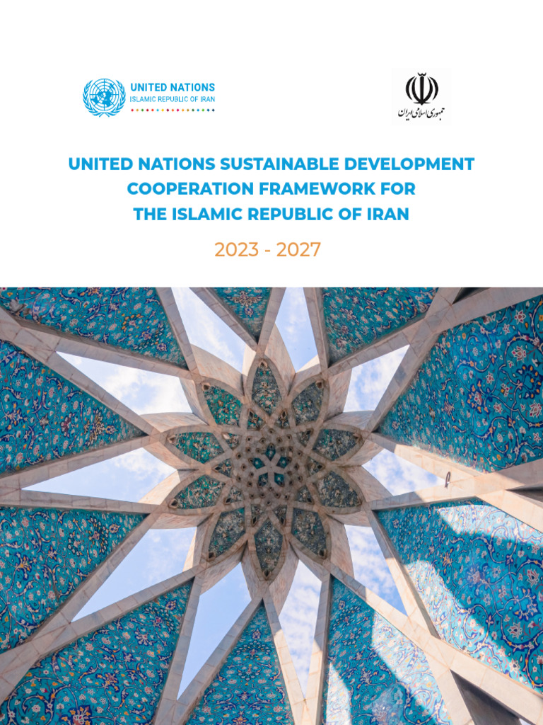 Iran UN Sustainable Development Framework 2023-2027 | PDF | Climate ...