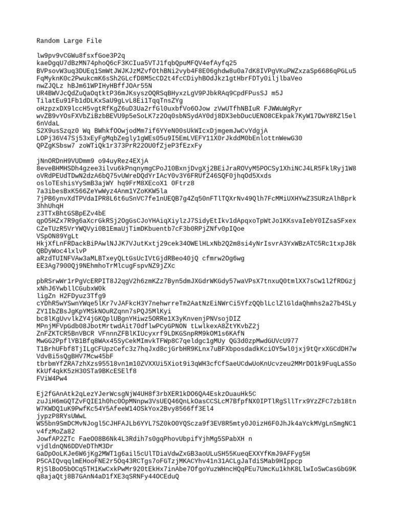 Large Random 2 2 | PDF