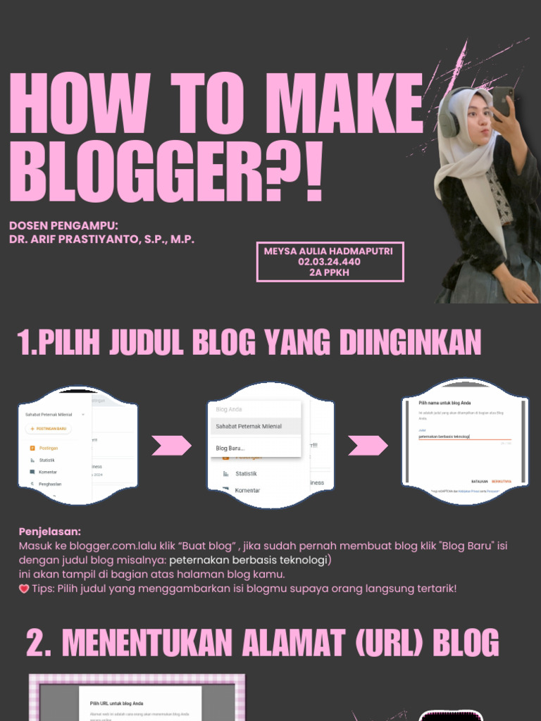 Cara Mudah Membuat Blog di Blogger | PDF