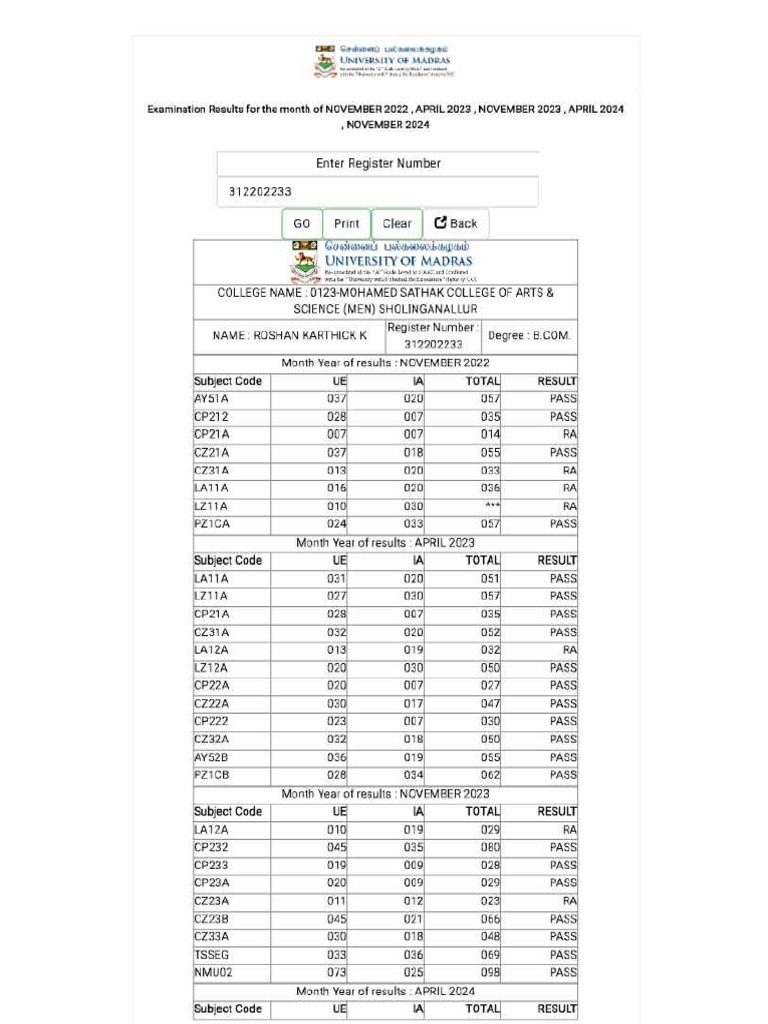 Consolidated Marksheet - 11zon | PDF