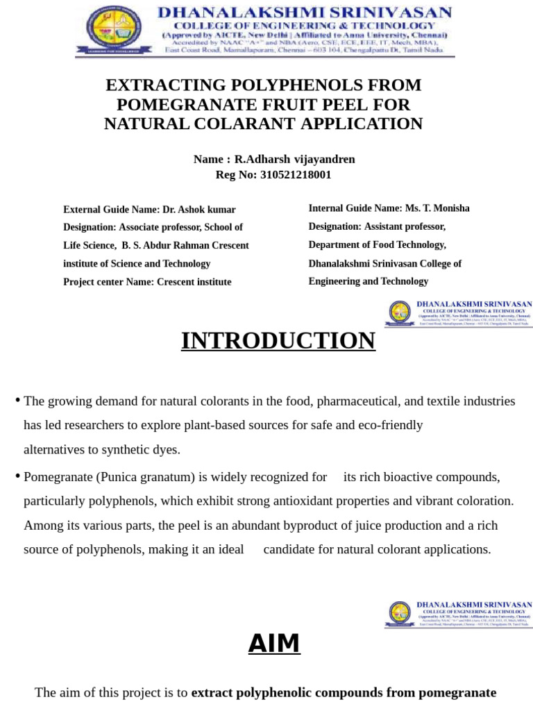 AVR PPT OG 3.Pptx 2 | PDF | Polyphenol | Spectrophotometry