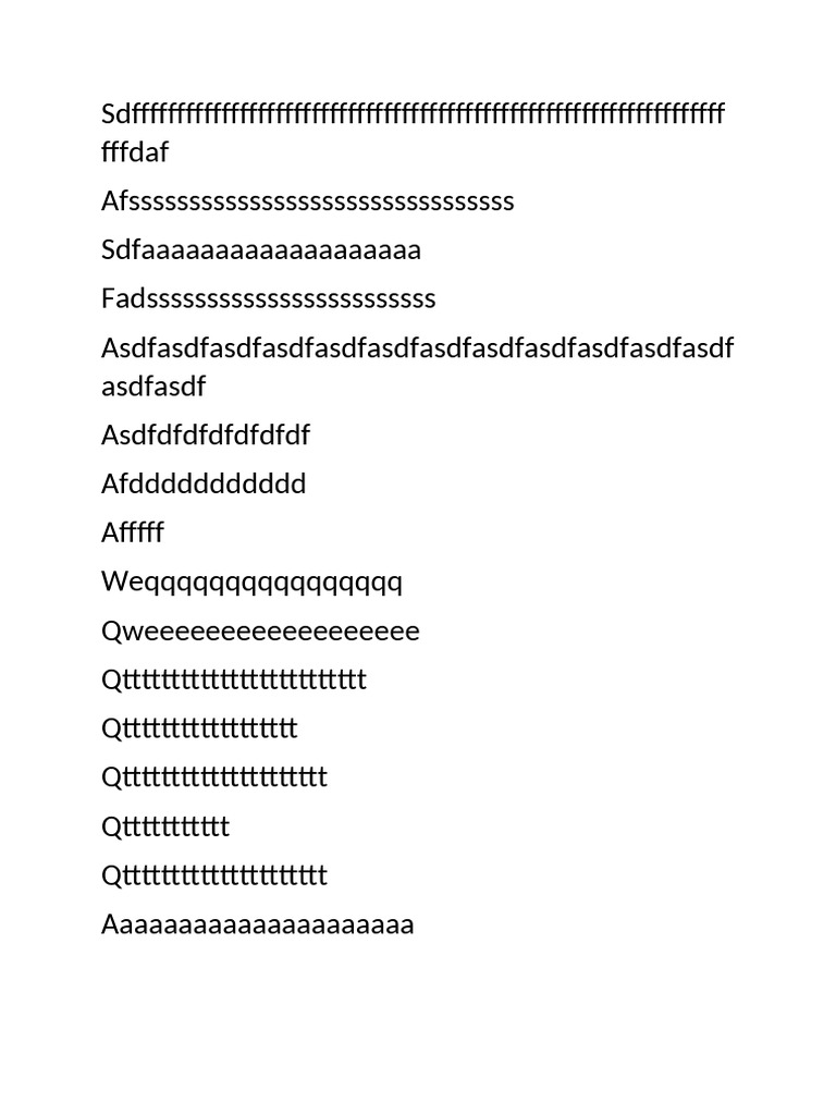 Random Text Document Analysis | PDF