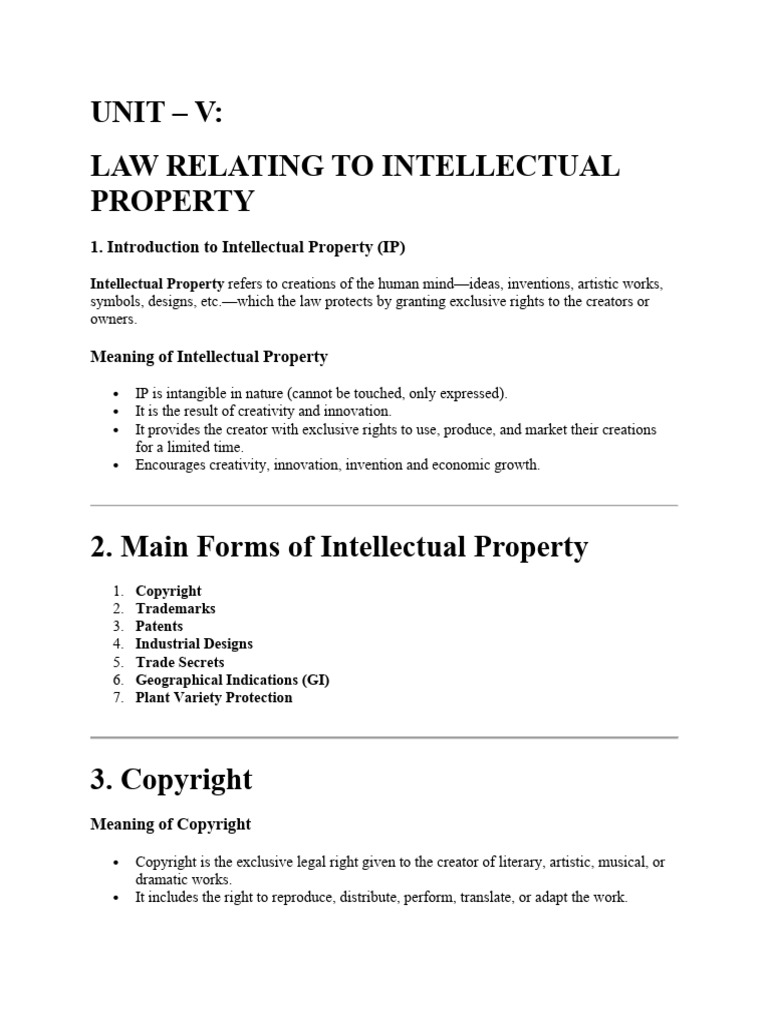 PPLE Unit 5 | PDF | Copyright Infringement | Patent