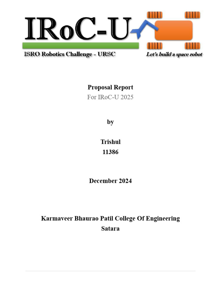 ISRO ANAV Challenge | PDF | Lidar | Mars