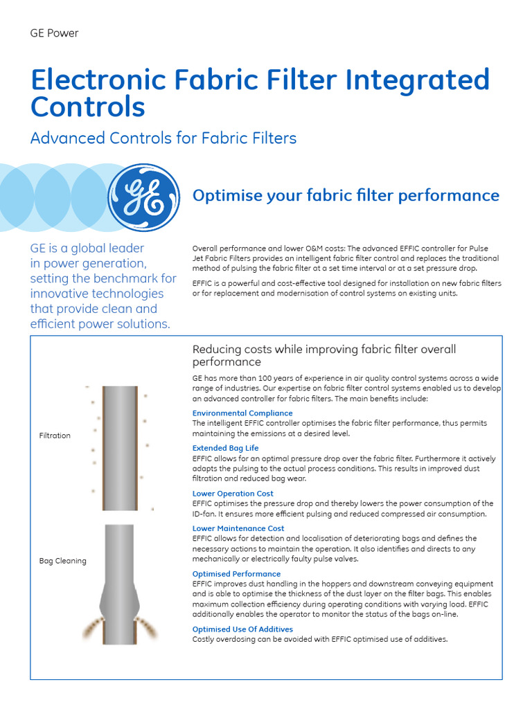 Advanced EFFIC Controller for Fabric Filters | PDF