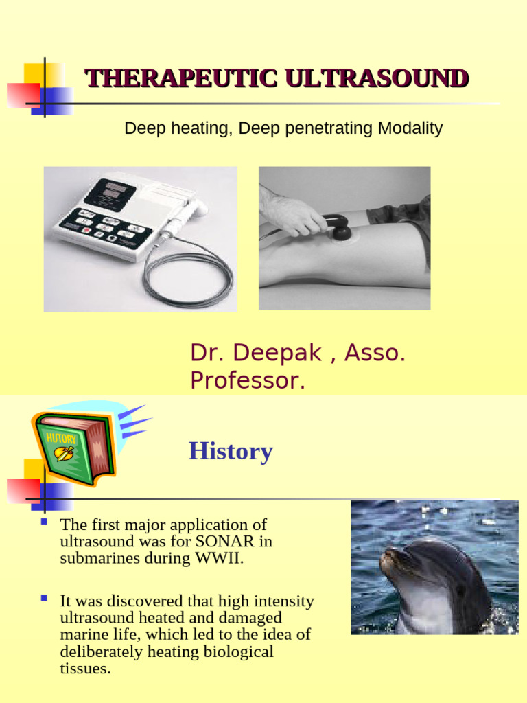 Dr.deepak Ultrasound Deep Iind | PDF | Wound Healing | Ultrasound