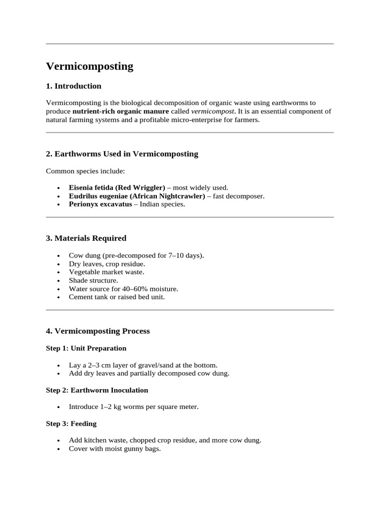 Verm I Composting | PDF