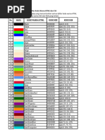 Tabel Warna Heksadesimal dan RGB | PDF