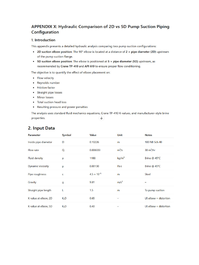 Hydraulic Appendix 1D Vs 5D Part 2 | PDF