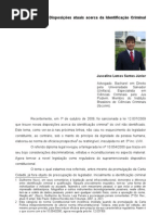IDENTIFICAÇÃO CRIMINAL