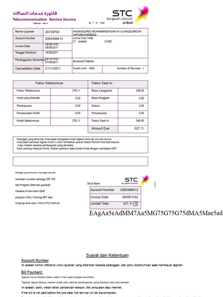 Billdetails 73071246161210 | PDF