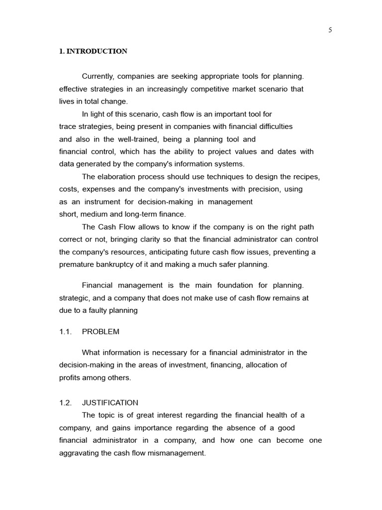Importance of Cash Flow in Financial Management | PDF | Working Capital ...
