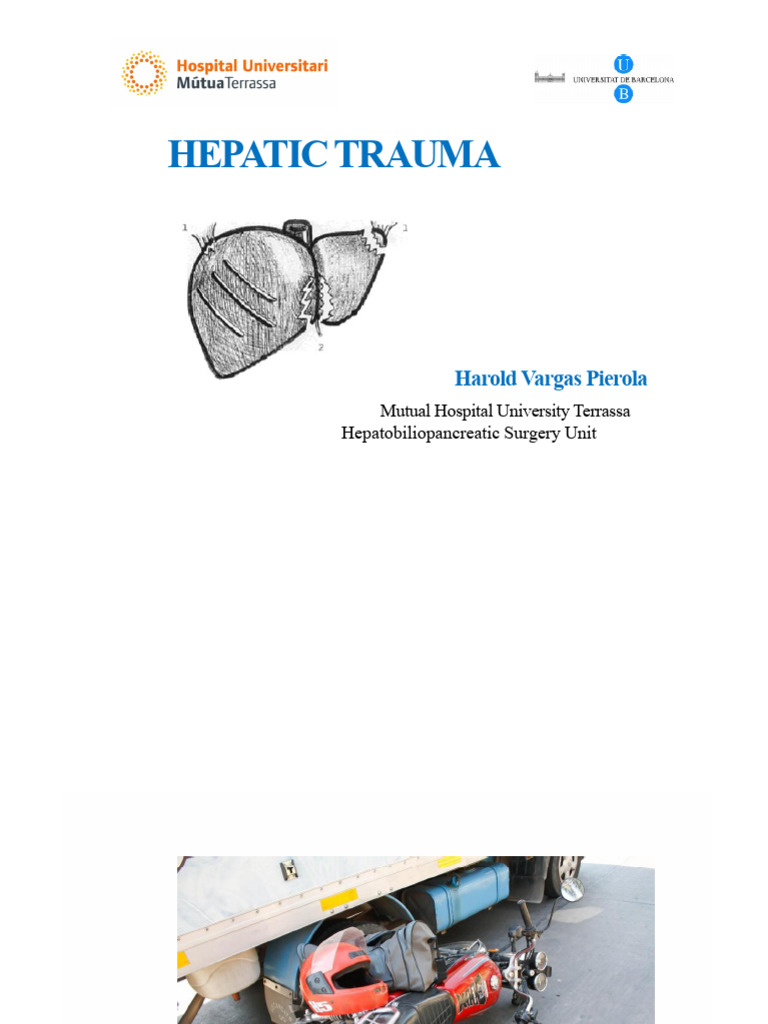 Hepatic Trauma Management and Case Study | PDF | Medical Specialties ...