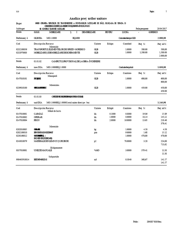 A.C.U Pentru Un Pod Modular | PDF