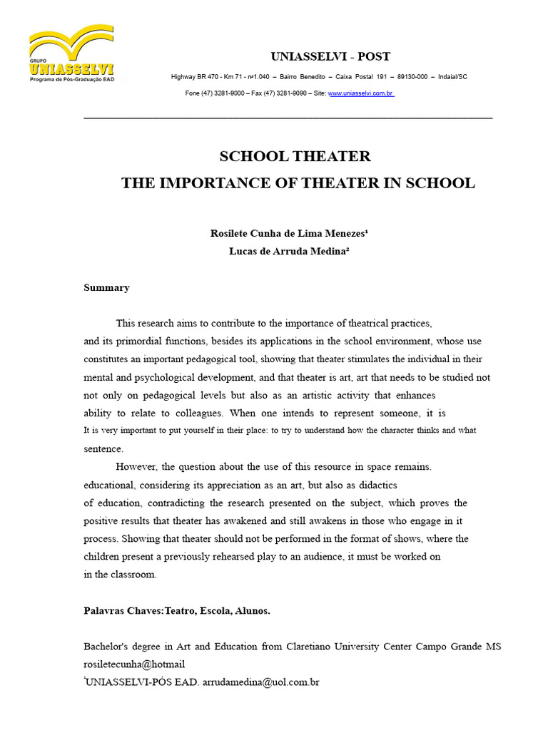 importance-of-theater-in-education-pdf-pedagogy-experience