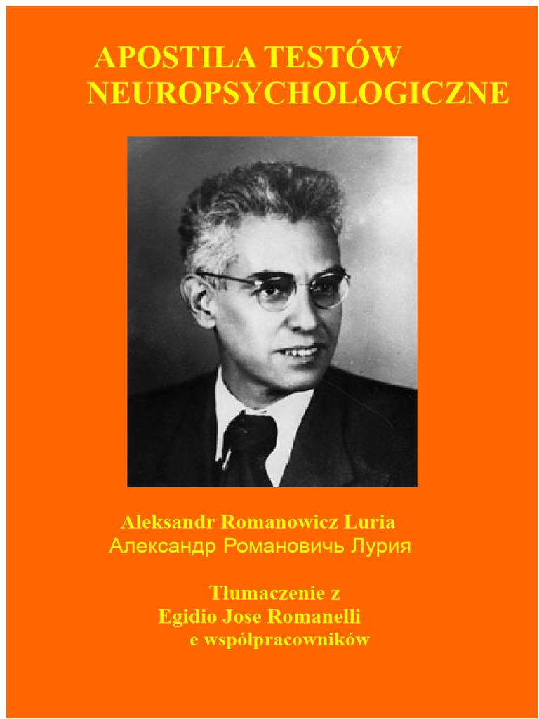 Testy Neuropsychologiczne Lurii | PDF
