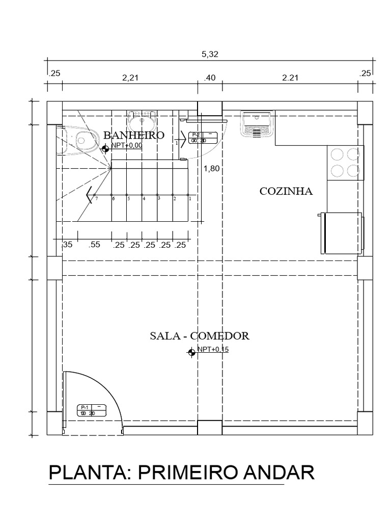 Planta do Primeiro Andar Residencial | PDF