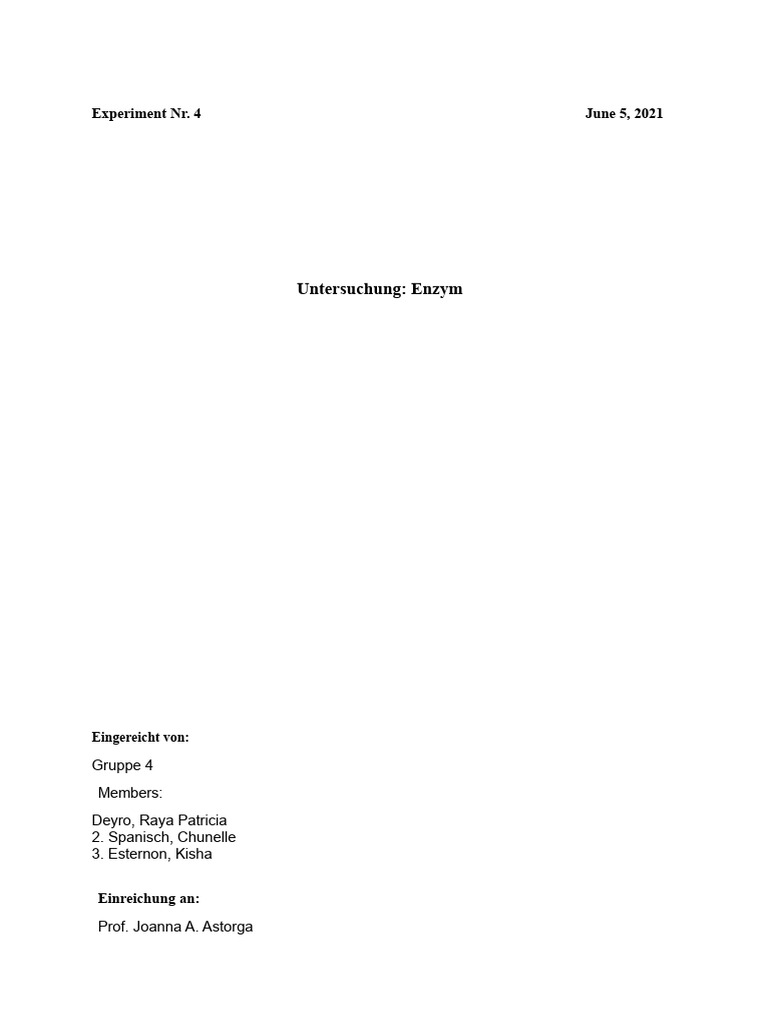 Experiment 4 - Finale | PDF
