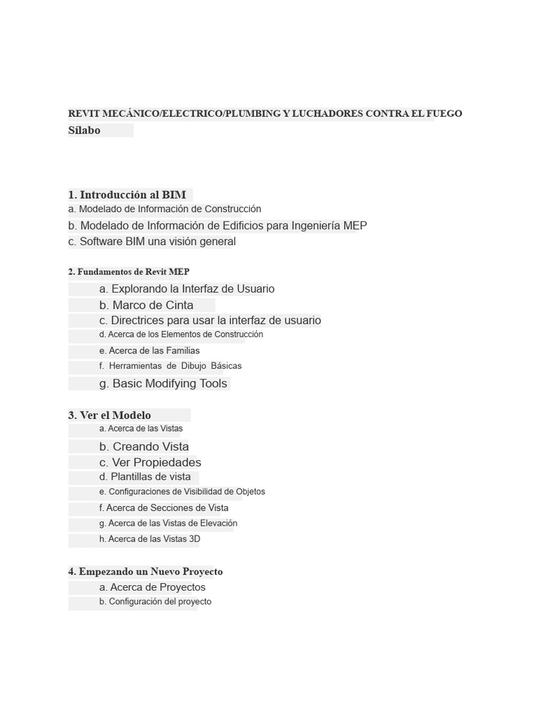 Guía Completa de Revit MEP y BIM | PDF | Autodesk Revit | Modelado de ...