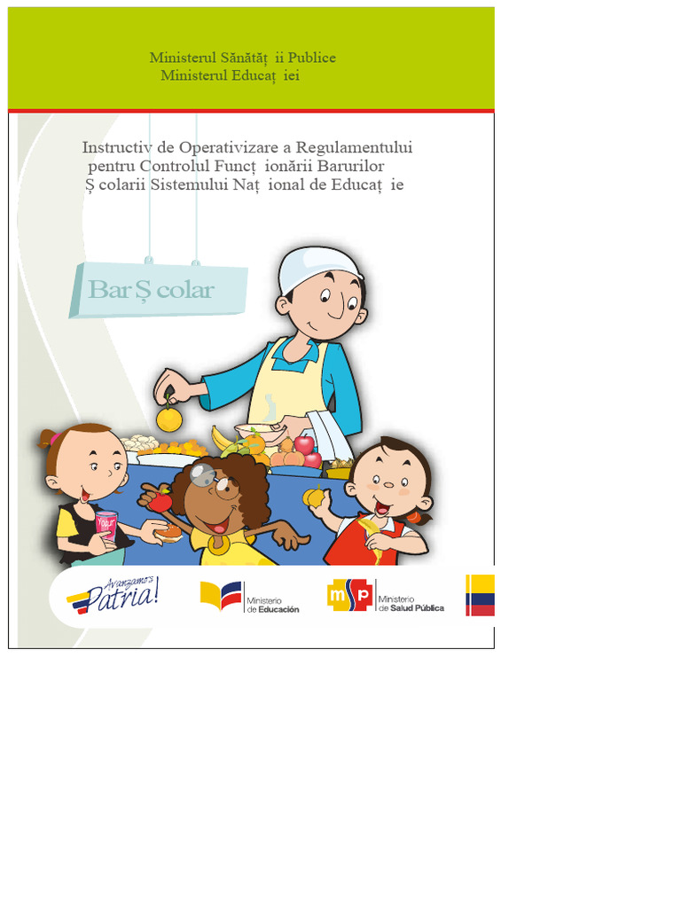 Instructiuni Baruri Ministerul Educației ECUADOR | PDF