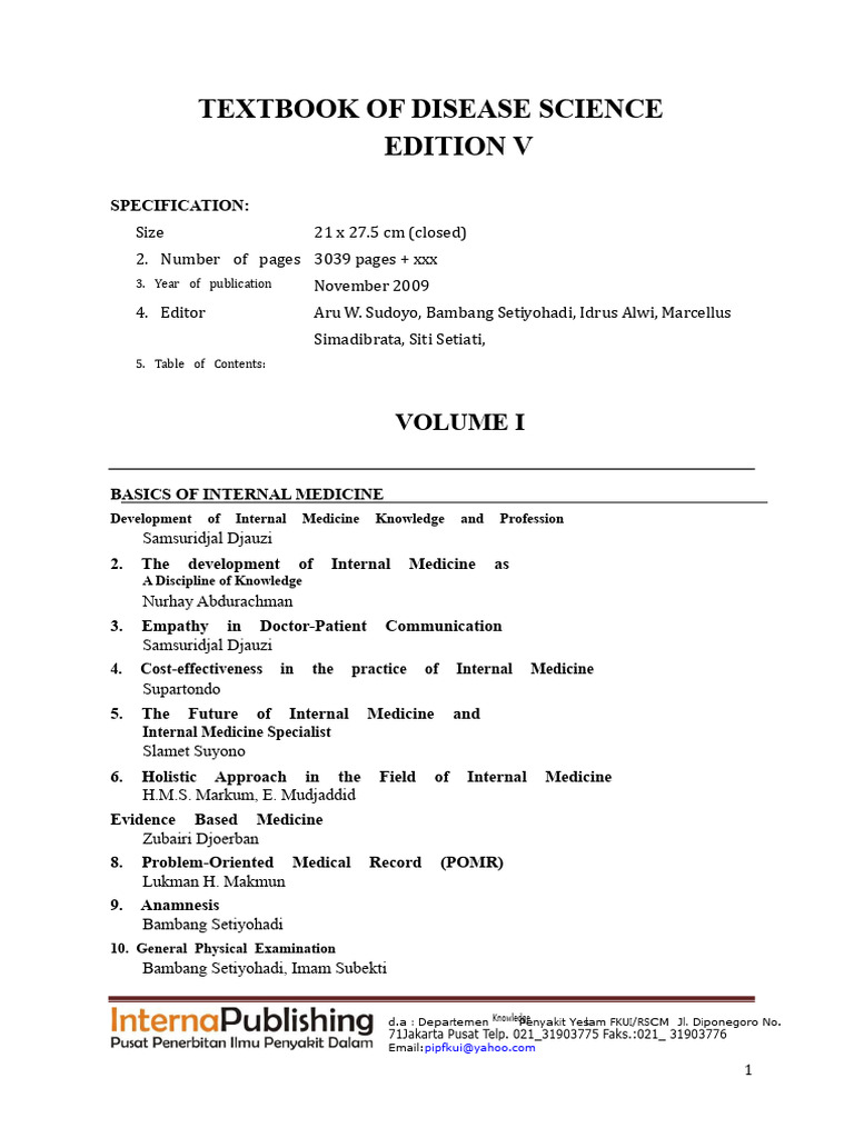 Disease Science Textbook Volume V | PDF | Kidney Disease | Respiratory ...
