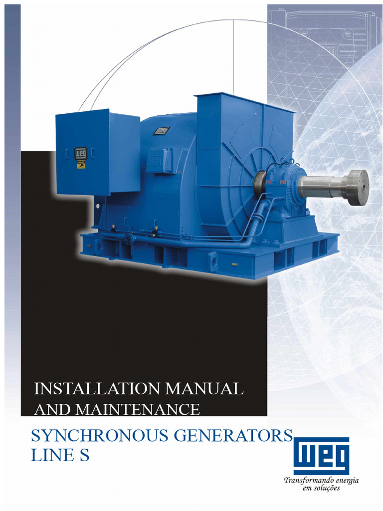 Synchronous Generator Installation Guide | PDF | Bearing (Mechanical ...