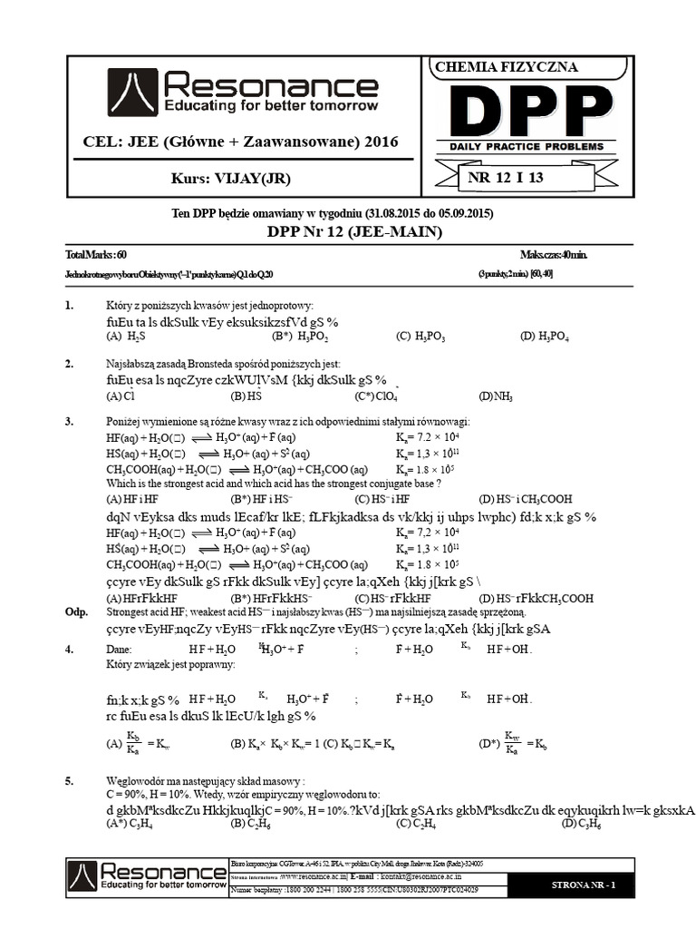 Resonans DPP | PDF