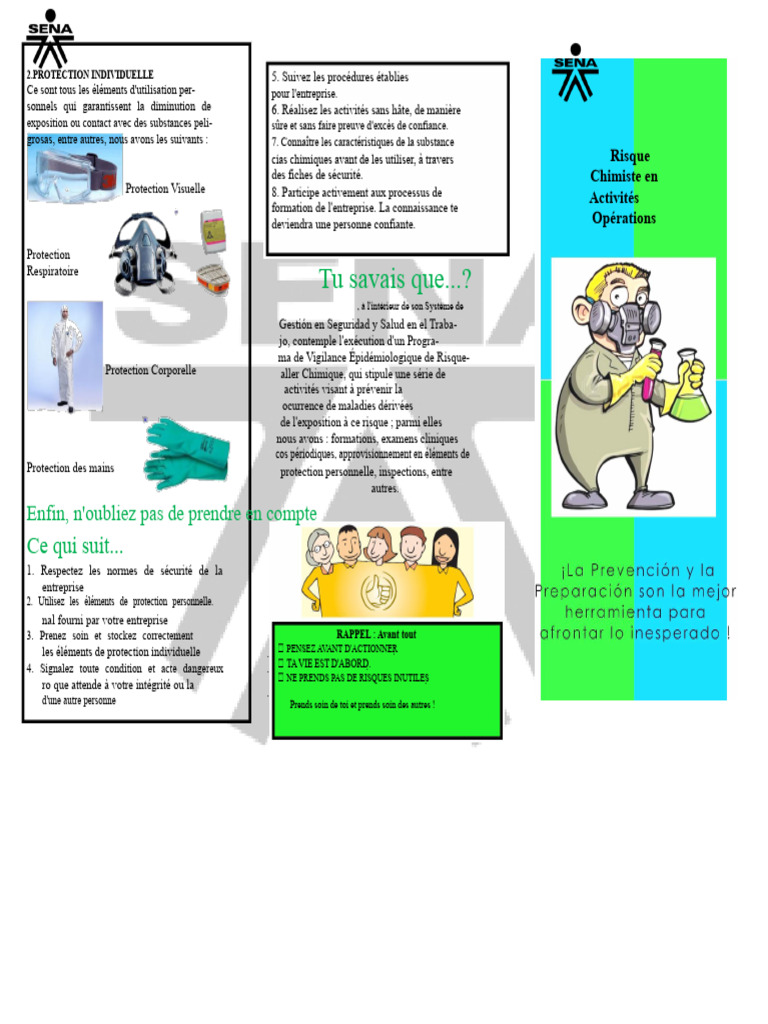 Gestion des risques chimiques au travail | PDF | Substances chimiques ...