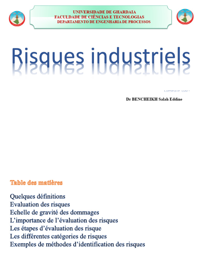 Análise e Avaliação de Riscos no Trabalho | PDF | Radiação | Método ...