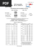 Standard Filete Metric ISO 724 | PDF