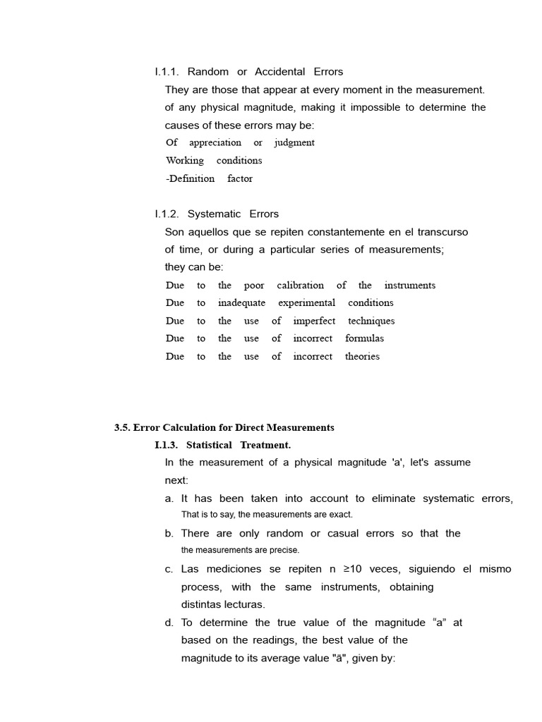 Casual or Accidental Errors | PDF