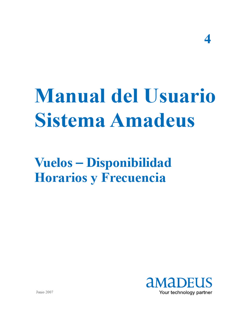 Manual Amadeus | PDF | aerolíneas | Aeroespacial